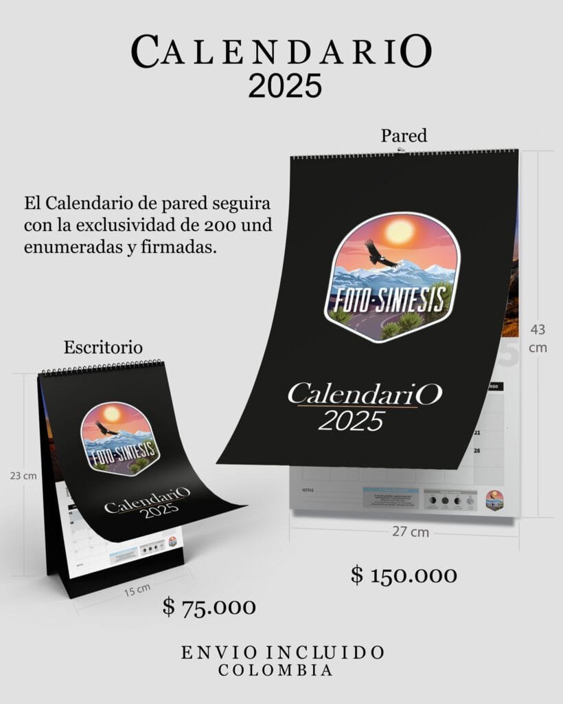 Calendario Pared y Escritorio 2025
